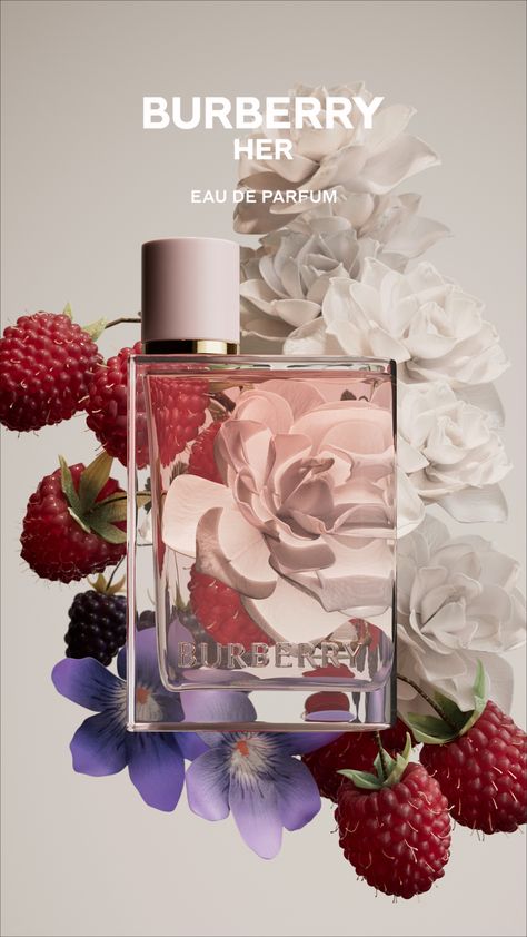 Daring, free-spirited, bold. Burberry fragrances capture the essence and spirit of the modern woman. Burberry Makeup, Burberry Her, Burberry Fragrance, Burberry Perfume, Burberry Beauty, London Dreams, Perfume Scents, Perfume Lover, Fragrance Collection