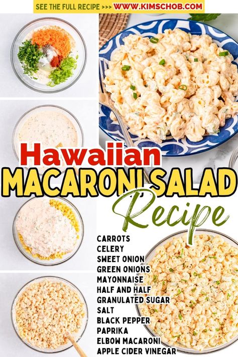 Indulge in the delicious Hawaiian macaroni salad with our simple recipe. Ideal for BBQs and gatherings, this versatile side dish offers creamy and tangy goodness. Pasta Salad Hawaiian, Thanksgiving Macaroni Salad, Japanese Macaroni Salad, Homemade Macaroni Salad Recipe, Easy Hawaiian Macaroni Salad, Authentic Hawaiian Macaroni Salad, L And L Hawaiian Macaroni Salad, Mac Salad Recipe Hawaiian, Hawaiian Bros Macaroni Salad Recipe