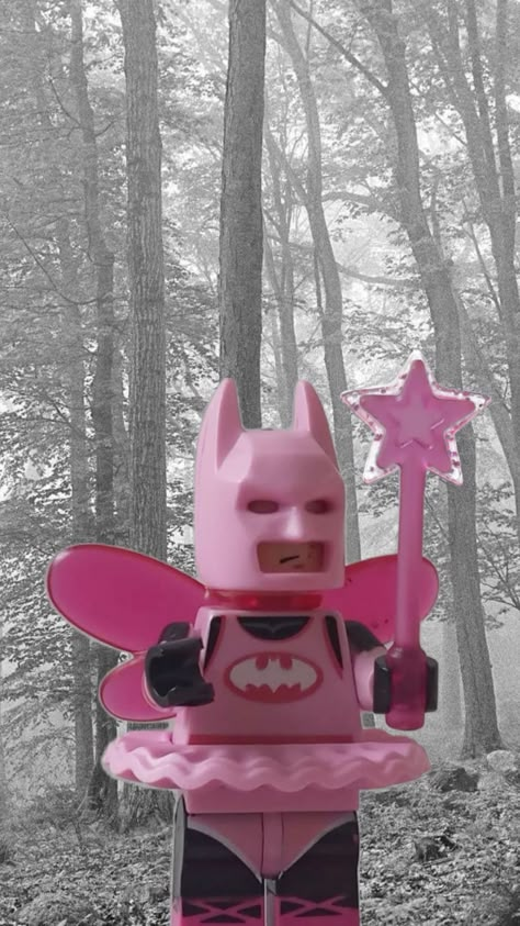 #myfirstshuffle Fairy Batman, Lego Batman Wallpaper, Lego Fairy, First Spiderman, Pink Batman, Batman Wallpaper, Im Batman, Halloween Inspo, Lego Batman