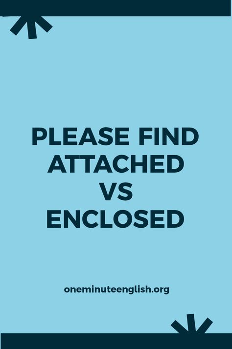 When it comes to emails and formal letters, knowing when to use 'Please find attached' and 'Please find enclosed' can be essential. Many people mix these phrases up, but there's a distinction. 'Attached' refers to documents included in an email, while 'enclosed' refers to materials inside physical mail. Understanding this difference is crucial for clear communication. Explore more about how phrasing impacts your correspondence and discover tips to enhance your email etiquette, ensuring clarity in your professional communications. Please Find Attached, Email Etiquette, Grammar Skills, Say Please, English Course, Clear Communication, Learn A New Language, Marketing Jobs, English Grammar