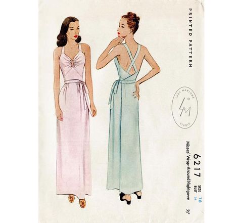 Vintage sewing pattern 1940s 40s vintage dress pattern | Etsy Slip Sewing Pattern, 1940s Lingerie, Vintage Dress Pattern, Lingerie Pattern, Vintage Wrap Dress, Lingerie Patterns, Sewing Lingerie, Scale Pattern, Vintage Dress Patterns