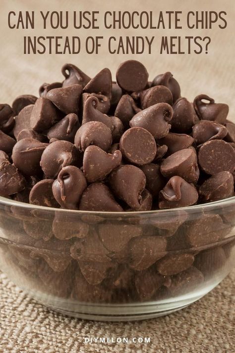 Can You Use Chocolate Chips Instead Of Candy Melts Edible Decorations, Melting White Chocolate, Melting Chocolate Chips, Candy Making, Candy Molds, Candy Melts, White Chocolate Chips, Chocolate Molds, Chocolate Chips