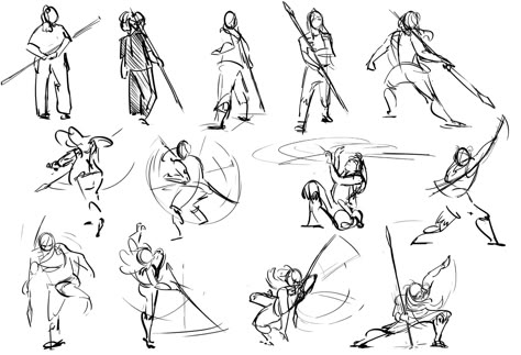 Staff Fighter Poses, Quarterstaff Pose Reference, Polearm Pose Reference Drawing, Staff Fighter, Bo Staff Poses Drawing, Sythe Poses Reference, Polearm Poses, Holding Spear Pose Reference, Staff Poses Drawing