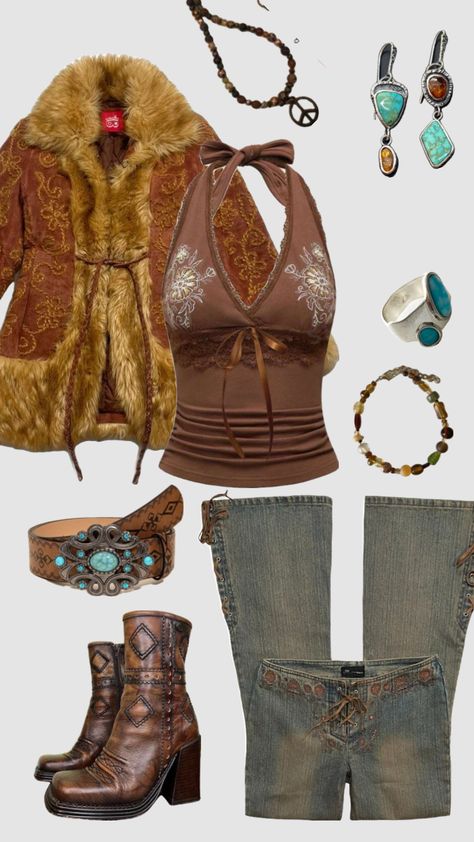 70s hippie inspired outfit #outfitinspo #vintage #70s #70shippiw Vintage 70s Aesthetic Outfits, 70s Boho Outfits, Real 70s Fashion, 70s Funky Fashion, Winter Hippy Outfits, Hippie Outfits 60s, 70s Outfit Aesthetic, 70s Winter Outfits, 70s Outfits Disco