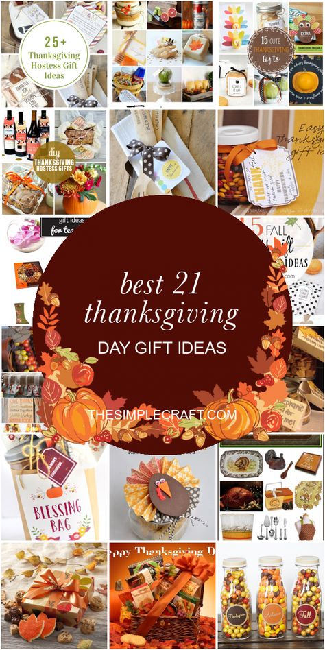 Gift Ideas For Thanksgiving, Ideas For Thanksgiving Dinner, Thanksgiving Teacher Gifts, Thanksgiving Gifts Diy, Thanksgiving Gift Basket, Thanksgiving Gift Ideas, Easy Hostess Gifts, Thanksgiving Party Favors, Ideas For Thanksgiving