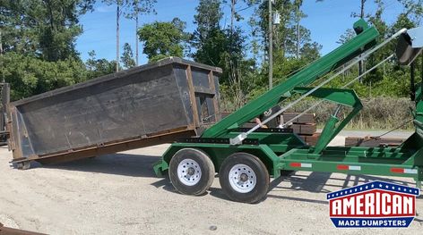 Dump Trailers For Sale, Cool Things To Build, Roll Off Dumpster, Work Trailer, Body Roller, Garage Organisation, Police Truck, Trailer Jacks, Atv Trailers