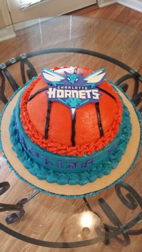 Carolina Hornets Cake Charlotte Hornets Cake, Charlotte Hornets, Hornet, Baking, Cake