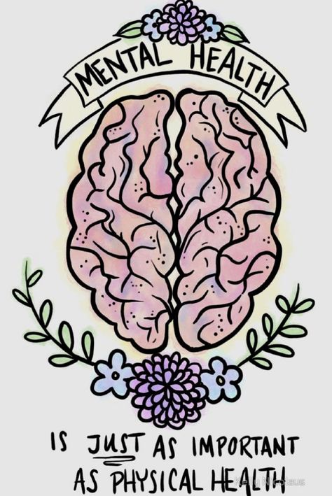 My personal feeling is that the two are entirely and inextricably connected. I’m sorry if you came here hoping for a regular post this morning. I knew I was too tired to do.. anything really. In fact, this whole day so far has felt a bit like an out of body experience. 😵🤪 Surreal. That makes me extra thankful to have spent time with some friends I almost never get to converse with. I’m feeling kind of melancholy today. That was the bright spot! Mental Health Draws Ideas Positive, Mental Health Draws Ideas Poster, Mental Awarness Poster, Mental Health Promotion, Mental Health Artwork, Health Awareness Poster, Terracotta Wallpaper, Out Of Body Experience, Brain Drawing