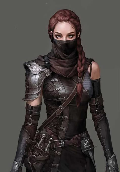 Rogue Dnd, Warrior Outfit, Leather Armor, Dungeons And Dragons Characters, Fantasy Armor, Fantasy Warrior, Arte Fantasy, Female Character Design, Fantasy Clothing