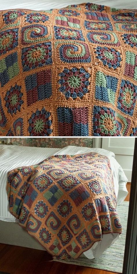 Pretty Crochet Bedspread Ideas and Free Patterns Bedspread Ideas, Advanced Crochet Stitches, Patterns For Crochet, Pretty Crochet, Crochet Bedspread Pattern, Crochet For Beginners Blanket, Crochet Bedspread, Knitted Afghans, Afghan Crochet