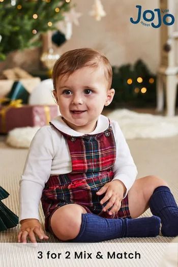 Boys Occasionwear | Next Official Site Boy Christmas Outfit, Baby Boy Christmas Outfit, European Christmas, Boys Christmas Outfits, Baby Boy Christmas, Embroidered Collars, Red Tartan, Boys Christmas, Newborn Boy