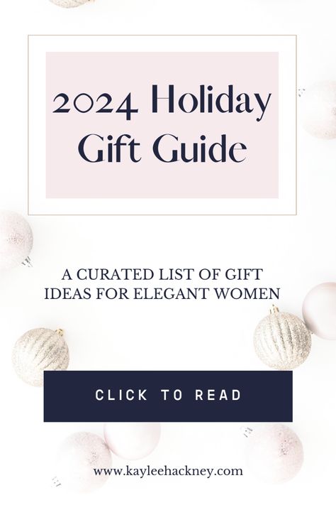 Get ready for some festive gift giving with our 2024 Holiday Gift Guide! Discover the most amazing gift ideas for the women in your life, and check out the ultimate Christmas list that'll make her holiday dreams come true. Don't miss out on curated list of elegant gift ideas. Click to read! Holiday Gift Guides, 2024 Gift Guide, Elegant Gift Ideas, Top 10 Christmas Gifts, Gift Guide Women, Amazing Gift Ideas, Ultimate Christmas, Important People, Dream Holiday