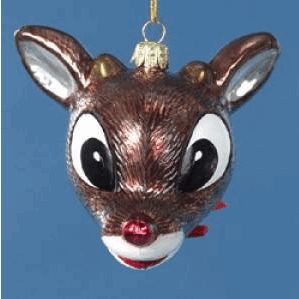 Kurt Adler Rudolph the Red Nose Reindeer Glass Ornament Head | by SunnyDays2011 Reindeer Christmas Decor, Vintage Rudolph, Rudolph Red Nosed Reindeer, Reindeer Christmas Tree, Reindeer Head, Christmas Boards, Rudolph Christmas, Vintage Reindeer, Rudolph The Red Nosed Reindeer