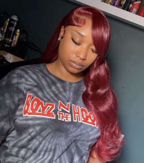 Burgundy Wig Install Side Part, Burgundy Lace Front Wig Side Part, Side Part Burgundy Wig Black Women, Burgundy Wig Side Part, Burgundy Lace Front Wig Black Women, Side Part Burgundy Wig, Burgundy Side Part Wig, Burgundy Side Part, Burgundy Wigs For Black Women