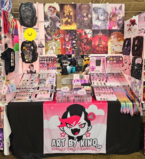 Hey Canada!!! I'm at Anime North this weekend, booth 167 in the artist alley!! I have a special treat for my Canadian friends 👉👈🥺 stop by my booth and say hi!!! . . . . . . . #animenorth #alastor #hazbinhotel #helluvaboss #smallbusiness #tadc #pomni #ranni #eldenring #zelda #korok #moira #overwatch #loz Anime Convention Booth, Moira Overwatch, Zelda Korok, Art Festival Booth, Convention Booth, Art Fair Booth, Text Artist, Festival Booth, Craft Fairs Booth