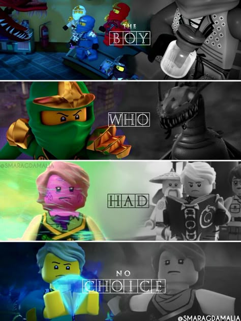 • #LEGO #NINJAGO #S2 #S4 #S5 • #Lloyd #LloydGarmadon • [ " the boy, who had no choice " ] • My Edit. Hope you'll like it. Evil Lloyd Garmadon, Evil Lloyd, Ninjago Quotes, Lloyd Ninjago, Lego Ninjago Lloyd, Ninjago Memes, Mustache Party, Lego Ninjago Movie, Lego Pictures