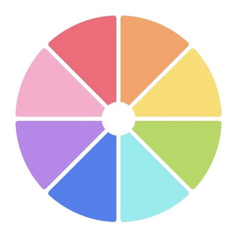 Color Wheel Drawing Challenge, Colour Wheel Character Challenge, Color Wheel Simple, Colour Wheel Art Challenge, Colorwheel Challenge Template, Colour Wheel Challenge, Colour Wheel Template, Oc Wheel, Color Wheel Drawing