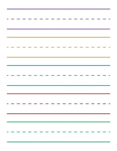 Lined Paper For Writing, Hand Writing Paper Free Printable, Primary Lined Paper Free Printable, Printable Handwriting Paper, Kindergarten Paper Printable, Lines For Writing Practice, Kindergarten Lined Paper Free Printable, Writing Practice For Preschoolers, Practice Writing Sheets Kindergarten