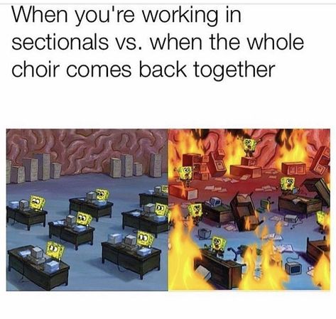 Funny Choir Videos, Choir Memes Funny, Choir Jokes, Choir Problems, Choir Humor, Color Guard Memes, Teaching Orchestra, Musician Jokes, Music Puns