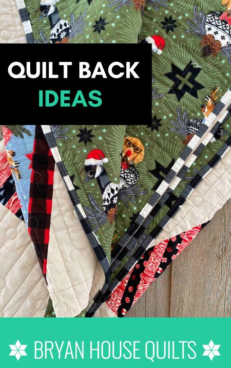 Creative Quilt Backing Ideas, Pieced Quilt Backings, Ideas For Quilt Backs, Quilt Backs Ideas Awesome, Quilt Backs Ideas Layout, Back Of Quilt Ideas, Pieced Quilt Backs Ideas Simple, Quilt Backing Ideas Simple, Quilt Backs Ideas