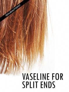 Dead Ends Hair, Fix Split Ends, Facial Remedies, Split End Remedy, Vaseline Beauty Tips, Split Ends Hair, Lifestyle Hacks, Beauty Tips In Urdu, Dead Hair