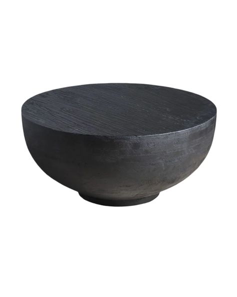 Coffee Tables – McGee & Co. Round Black Coffee Table, Home On A Hill, Round Outdoor Table, Basement Furniture, Conversation Area, Concrete Coffee Table, Paint Combinations, Coffee Table Grey, Perfect Coffee Table