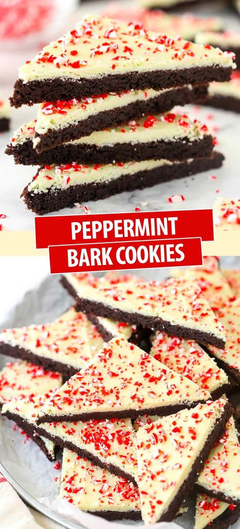 Peppermint Bark Cookies Recipe, Peppermint Twist Cookies, Christmas Cookies And Bars, Pepermint Fudge, Peppermint Bark Cookies, Peppermint Christmas Cookies, Fudge Cookie Recipe, Peppermint Cookie Recipe, Favorite Christmas Cookies