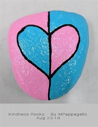 Rock Painting Love Ideas, Simple Painted Rocks Ideas, Cool Rock Painting Ideas Easy, Simple Painted Rocks, Easy Rock Painting Ideas Simple, Pretty Hearts, Rock Painting Tutorial, Stone Art Painting, Happy Stones