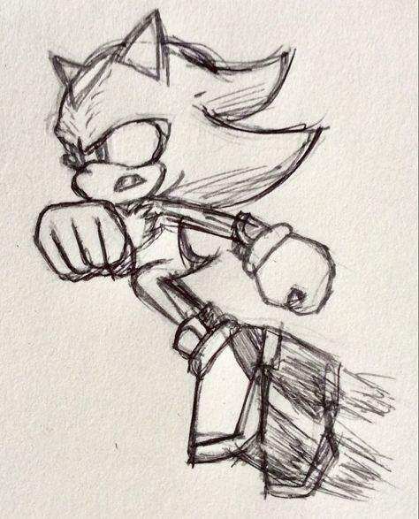 Simple Shadow Drawing, Shadow Drawing Sketches, Shadow The Hedgehog Drawing, Medium Drawings, Shadow Sketch, Sonic Drawings, Hedgehog Drawing, Tips For Drawing, Shadow Drawing