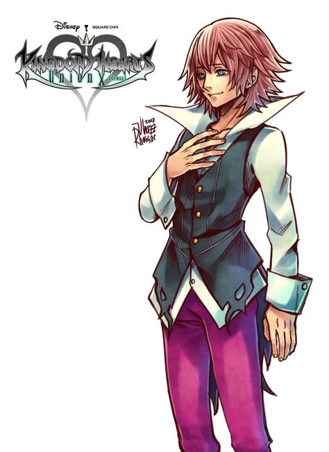 Lauriam aka the same body of Marluxia Nomura esc art Credit to VhazzRhossze on Twitter @autorun_exe for the Awesome Art work. Wayfinder Kingdom Hearts, Kingdom Hearts Games, Tetsuya Nomura, Kingdom Hearts Fanart, Kingdom Hearts Art, Kingdom Heart, Final Fantasy X, Kingdom Hearts 3, Dearly Beloved