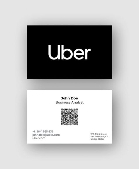 Personalized Digital Business Card Design with QR Contact Scan Business Cards Ideas Design, Creative Visiting Card, Business Card Design Creative Ideas, Business Cards Black, Digital Business Card Design, Graphic Designer Business Card, Minimalist Business Card Design, Business Cards Modern, Business Card With Qr Code