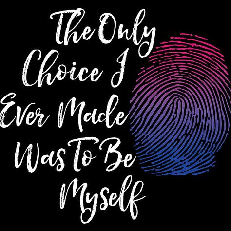 Bisexual Pride Quotes, Bisexual Quote, Pride Quotes, Rainbow Tattoos, Gay Pride Gifts, Be Myself, Lgbt Equality, Some Good Quotes, Gay Humor