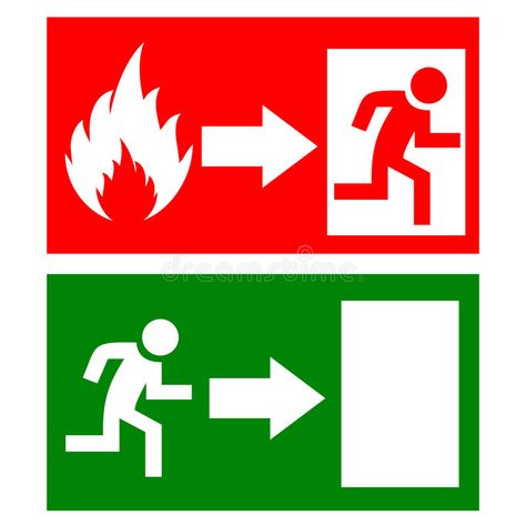 Vector fire exit signs. Set , #Affiliate, #fire, #Vector, #exit, #Set, #signs #ad Fire Exit Sign, Positive Signs, Fire Exit, Hotel Signage, Fire Vector, Fire Icons, Logo Youtube, Construction Signs, Safety Posters