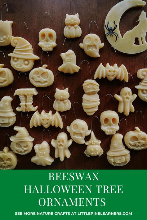 Halloween Tree Ornaments, Rolled Beeswax Candles, Halloween Tree, Halloween Activities For Kids, Halloween Trees, Second Hand Stores, Craft Projects For Kids, Classroom Inspiration, Halloween Activities