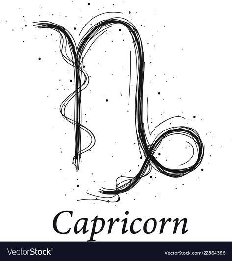 Capricorn Drawing Easy, Capricorn Astrology, Witch Drawing, Capricorn Sign, Astrology Signs, Easy Drawings, Vector Art, Astrology, Adobe Illustrator