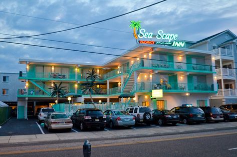 The Seascape Inn, Wildwood Crest, NJ Wildwood Crest Nj, Wildwood Crest, Sea Scape, Wildwood Nj, Vintage Hotels, Restaurant Week, Jersey Girl, Cape May, Jersey Shore