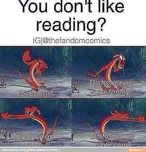 Dishonor On Your Cow, Citate Harry Potter, Funny Disney Memes, Funny Disney Jokes, Disney Jokes, Book Nerd Problems, Book Jokes, Memes Humor, Book Memes