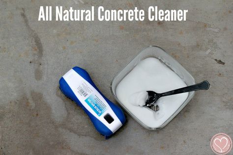 Natural Patio, Concrete Cleaner, Concrete Stain Patio, Clean Concrete, Cement Patio, Carpet Cleaner Homemade, Diy Carpet Cleaner, Outdoor Cleaning, Homemade Cleaning Solutions