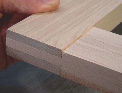 Wood Corner Joints, Types Of Wood Joints, Wood Shelf Brackets, Canadian Woodworking, Build A Wall, Building Furniture, Wood Joints, Woodworking Magazine, Wood Joinery