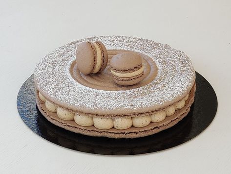 Elise Cook, Ganache Macaron, Easy Macaroons Recipe, Macaron Cake, Mousse Dessert, Paris Brest, Simple Cake Designs, Macaroon Recipes, Number Cakes