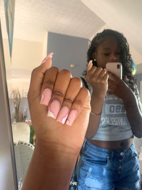 Nail Length Chart, Summery Nails, Work Nails, Pink Acrylic, Nail Length, Pink Acrylic Nails, Summer Nail, Best Acrylic Nails, Toe Designs