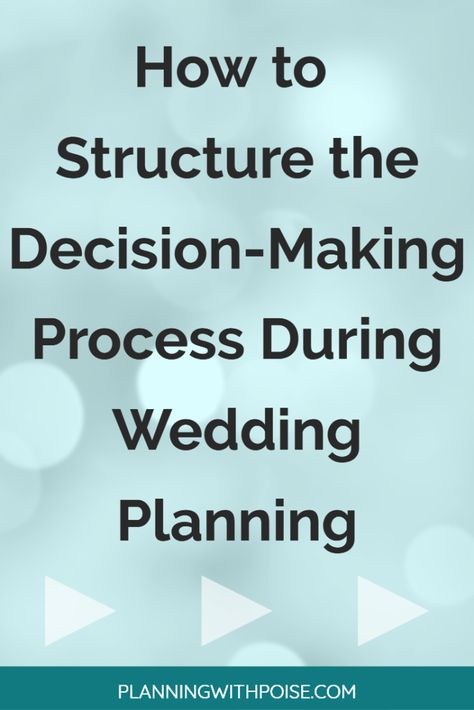 How to Structure Your Decision-Making Process to Make the Best Wedding Decisions — Planning with Poise Reception Food Ideas, Wedding Reception Food Ideas, Wedding Day Program, Wedding Decisions, Decision Making Process, Reception Food, Wedding Reception Food, Busy People, Program Ideas