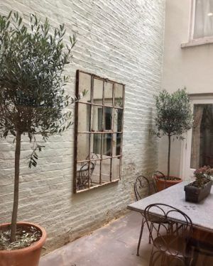 Gallery - Aldgate Home Ltd Industrial Garage, Garage Windows, Industrial Garden, Architectural Garden, Courtyard Gardens, Industrial Mirrors, Small Courtyard Gardens, Courtyard Gardens Design, Small Patio Garden