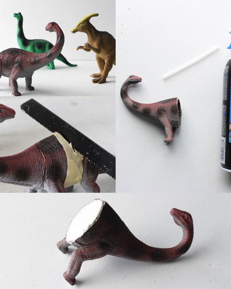 Diy Dinosaur Bathroom Decor, Dinosaur Room Decor Diy, Dinosaur Hooks, Diy Dinosaur Decor, Dino Bathroom, Diy Wall Hooks, Kids Coat Hooks, Dino Room, Dinosaur Decor Bedroom