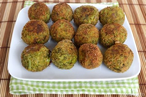 polpette di broccoli Finger Food, Finger Foods, Broccoli, Muffins