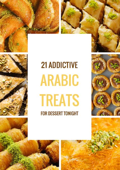 21 Addictive Arabic Sweets and Desserts That Will Make You an Instant Fan | Parade: Entertainment, Recipes, Health, Life, Holidays Arabic Dessert Recipes, Baklava Pistachio, Love Arabic, Best Fudge Recipe, Middle Eastern Sweets, Arabic Sweets Recipes, Lebanese Desserts, حلويات عربية, Arabic Desserts