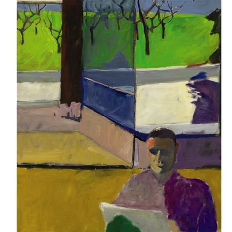 Artwork by Richard Diebenkorn, MAN DRAWING, Made of oil on canvas Diebenkorn Drawings, Bay Area Figurative Movement, Richard Diebenkorn, Robert Motherwell, Gerhard Richter, Joan Mitchell, Pierre Auguste, Camille Pissarro, Paul Cezanne