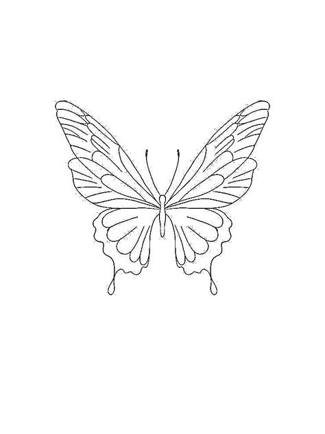 Butterfly Tattoo Outline, Fineline Butterfly, Fineline Butterfly Tattoo, Mariposas Tattoo, Butterfly Drawing Outline, Borboleta Tattoo, Butterfly Line Art, Butterfly Tattoo Stencil, Butterfly Tattoos On Arm