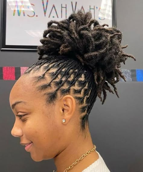 Dreadlock Ponytail Hairstyles Women, Bride Locs, Loc Buns, Locs Ponytail, Crochet Hair Braids, Dreads Styles For Women, Natural Locs, Loc Hairstyles, Beautiful Locs