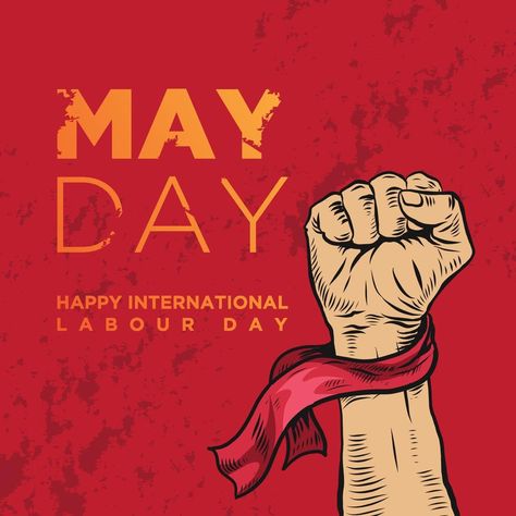 World Labour Day, 1st May Labour Day, Album Design Layout, Bengali New Year, 1 May, Album Design, Painting Class, The Hand, Labour